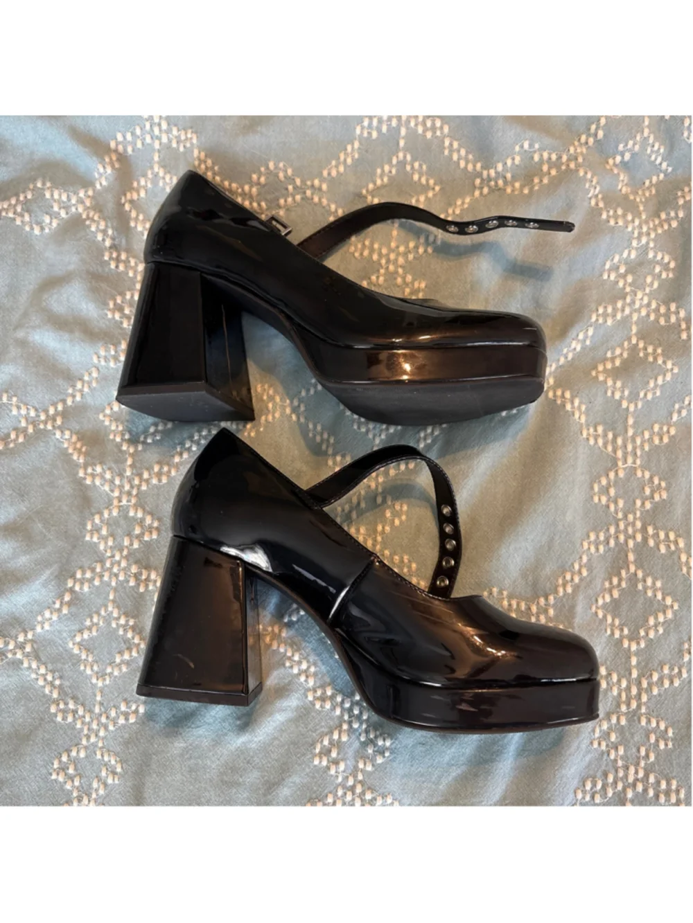 Women's Torrid Black Platform Mary Jane Heels Size 7.5